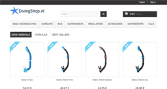 Desktop Screenshot of divingshop.nl